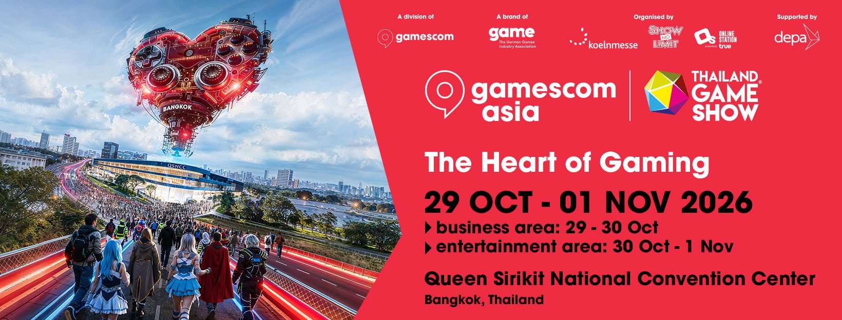 gamescom asia x Thailand Game Show 2026
