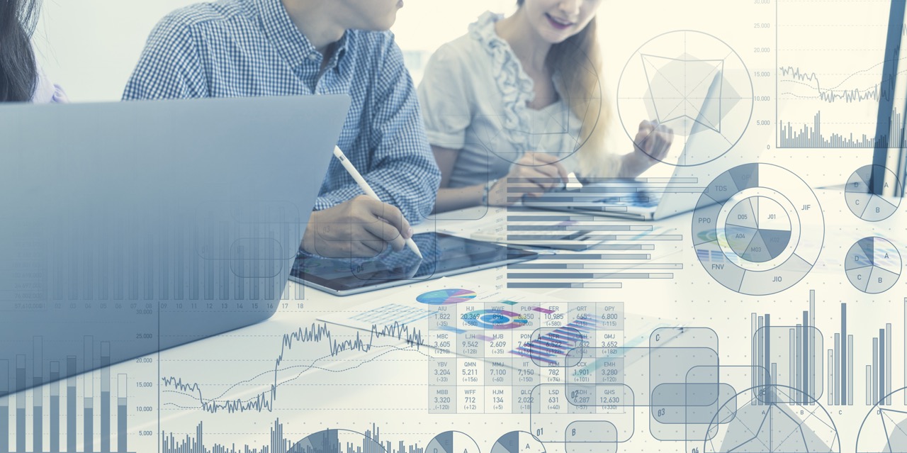 Business statistics concept. Marketing. Analysis.